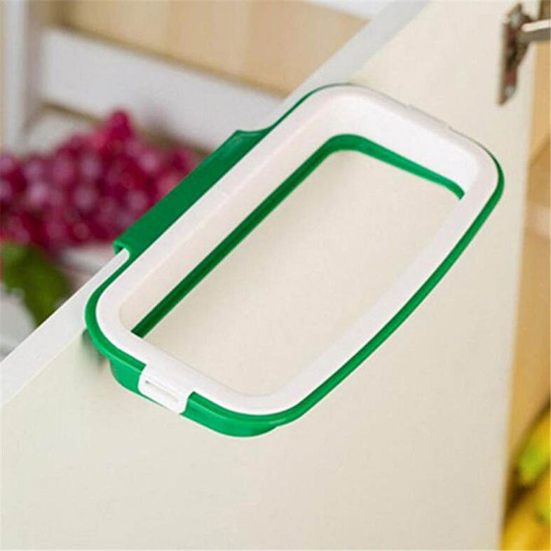 Cupboard Door Back Trash Rack Storage Garbage Bag Holder