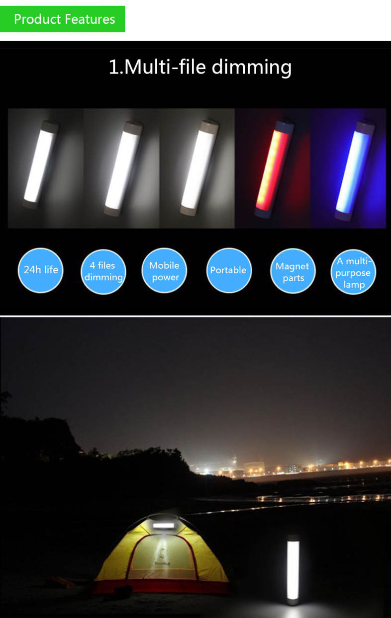 BRELONG LED Camping Night Light Mobile Power