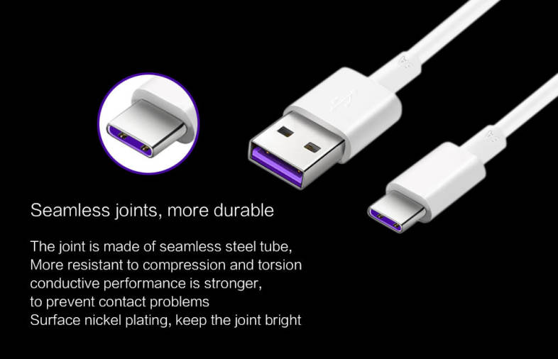 5A Super Fast Charge Data Cable for Huawei Mate 9 /  9 Pro / P10 / P20 / P20 pro