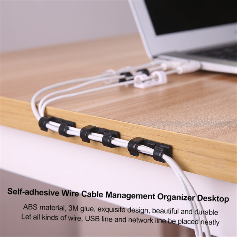 20 Pcs Wire Cable Holder Clip Winder Organizer Management