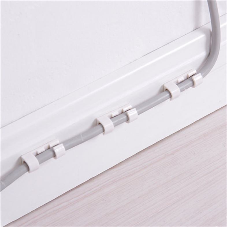 20 Pcs Wire Cable Holder Clip Winder Organizer Management