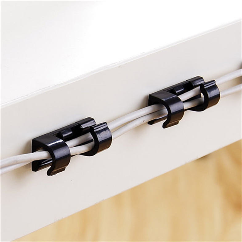 20 Pcs Wire Cable Holder Clip Winder Organizer Management