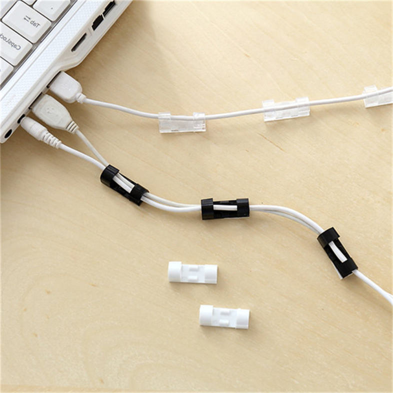 20 Pcs Wire Cable Holder Clip Winder Organizer Management
