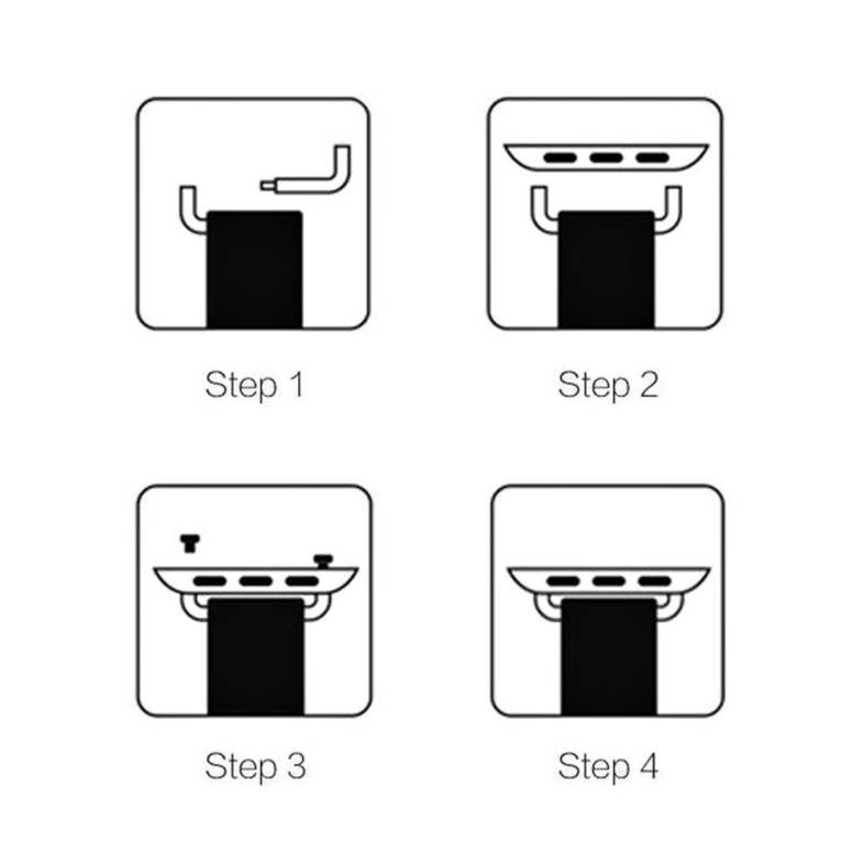 WatchBand Attachment Connection Adapter For Apple Watch 38mm