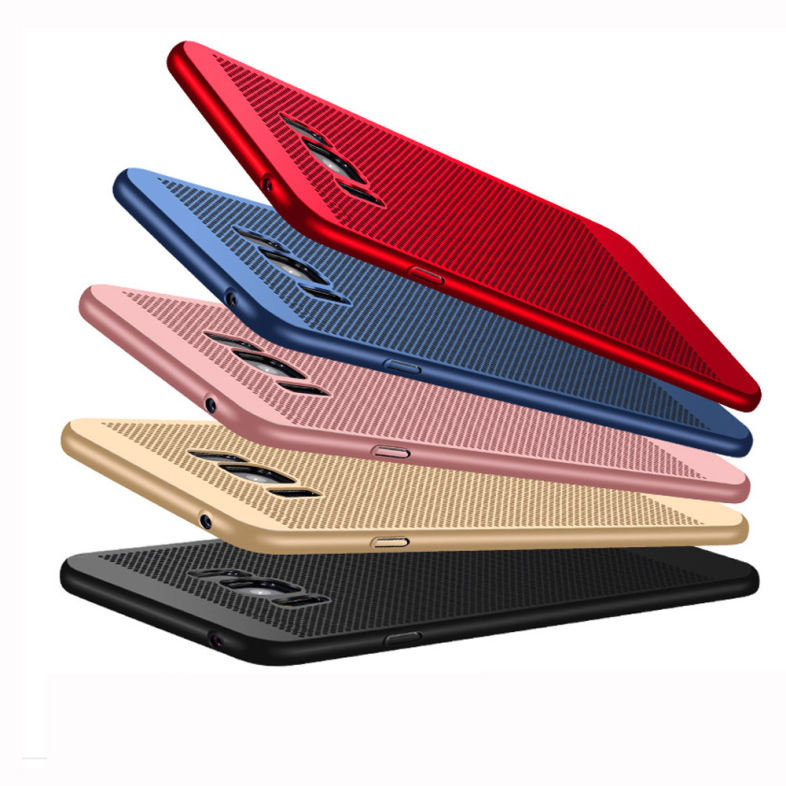 Case for Samsung Galaxy S8 Case Cover Ultra-thin Back Cover Case Solid Color Hard PC