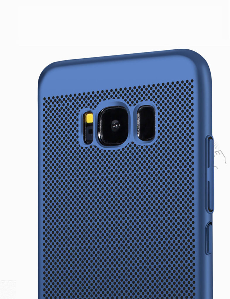 Case for Samsung Galaxy S8 Case Cover Ultra-thin Back Cover Case Solid Color Hard PC