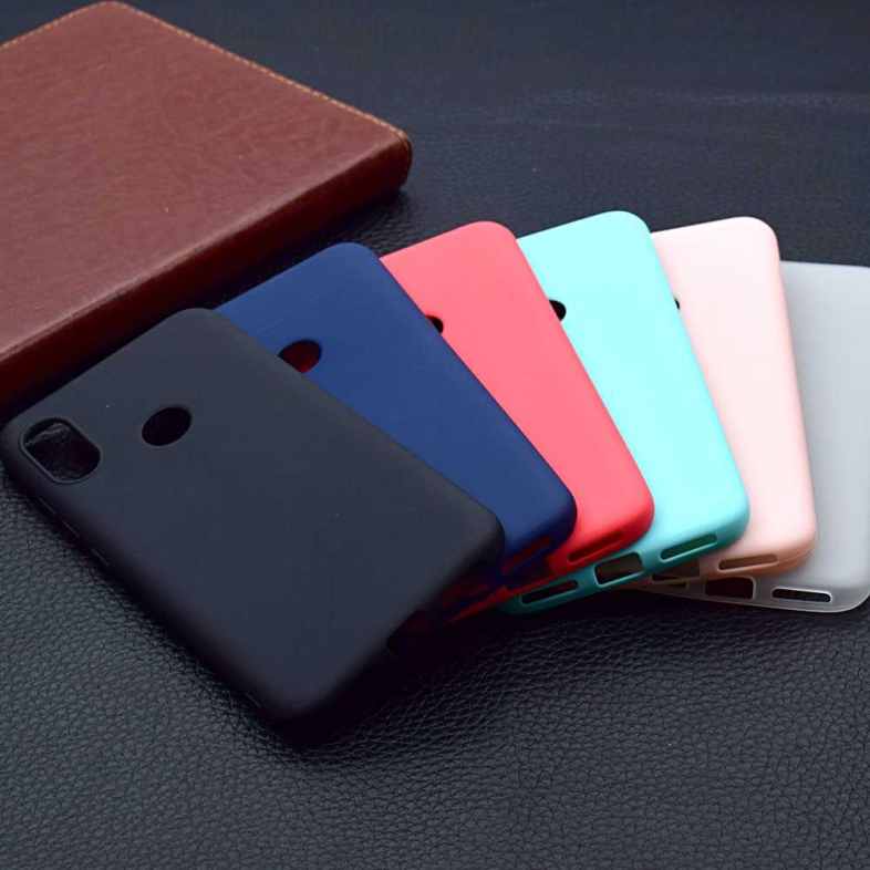 Shockproof TPU Case for Xiaomi Mi A2 Lite Candy Color Silicone Cover