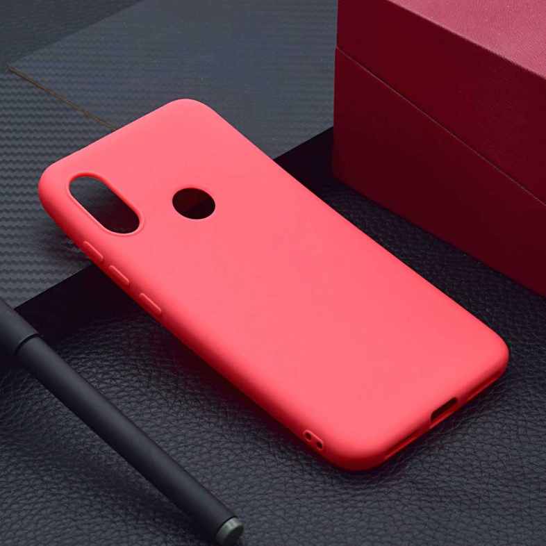 Shockproof TPU Case for Xiaomi Mi A2 Lite Candy Color Silicone Cover