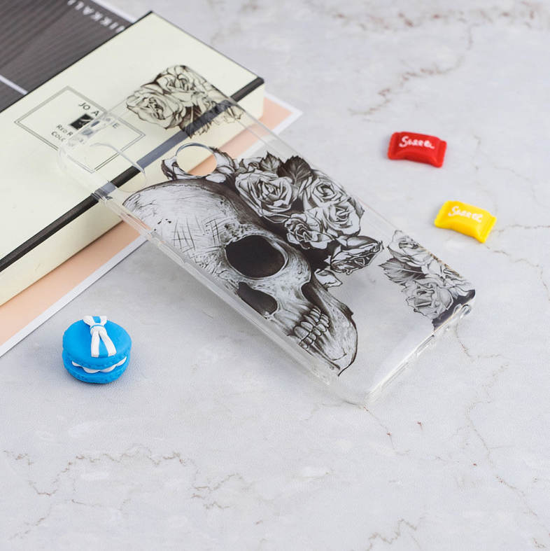 Soft Case for Xiaomi Redmi Note 5 Pro Skull Pattern