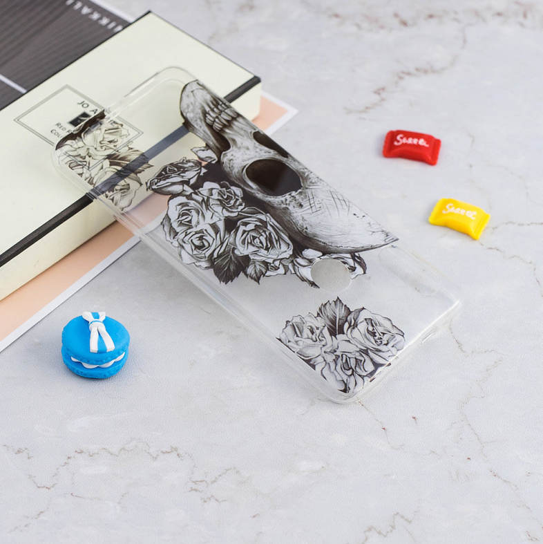 Soft Case for Xiaomi Redmi Note 5 Pro Skull Pattern