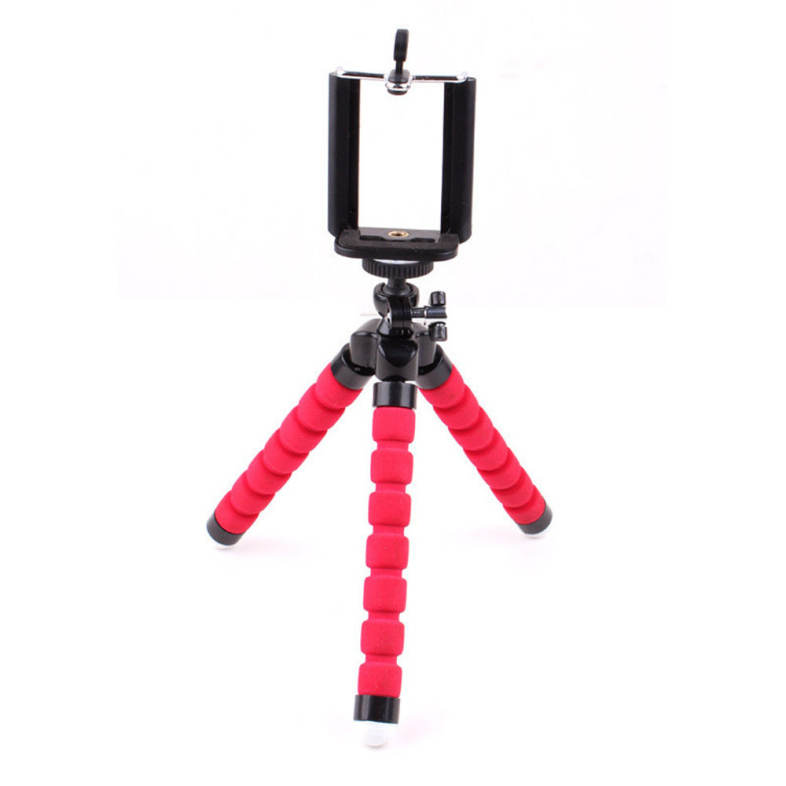 Universal Compact Tripod Stand Flexible Octopus Cell Phone Camera Selfie Stick Tripod Mount for Smartphone / Digital Camera