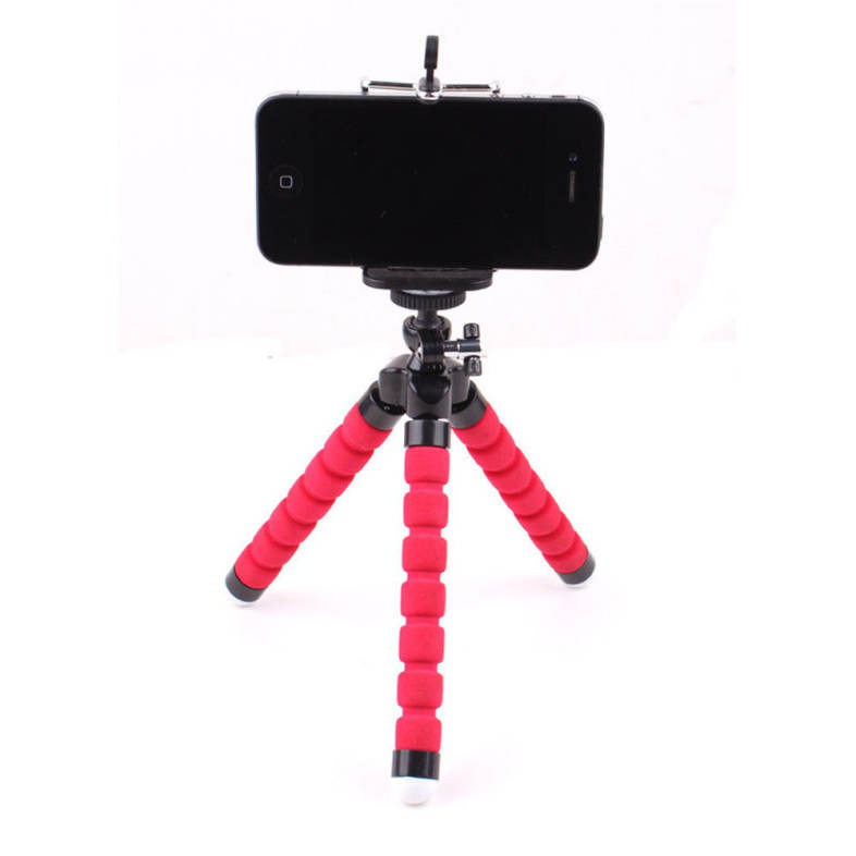 Universal Compact Tripod Stand Flexible Octopus Cell Phone Camera Selfie Stick Tripod Mount for Smartphone / Digital Camera