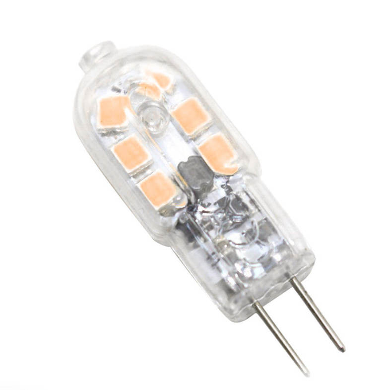 5PCS YWXLight G4 LED Lampe Lampada 360 Degree Transparent Shell DC 12V