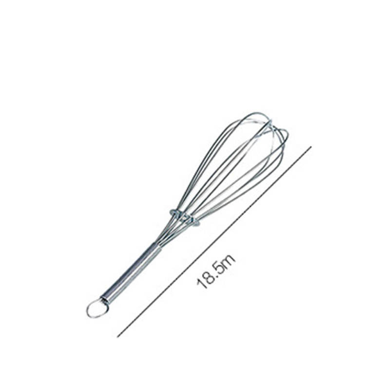 Stainless Steel Mini Rotating Whisk Egg Beater Kitchen Tool