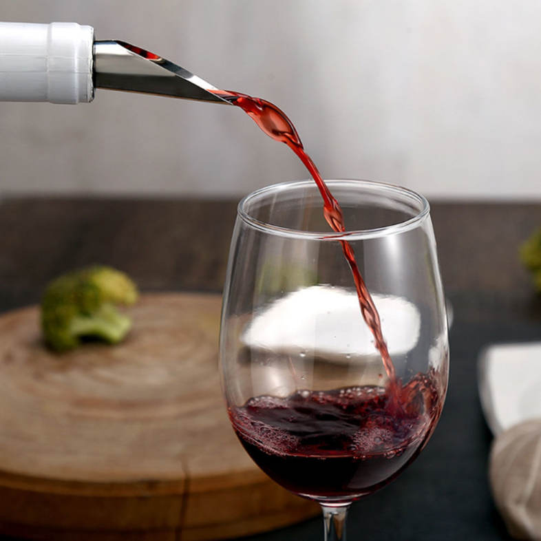 Stainless Steel Wine Bottle Stoppers Funnel Pourer for Bar Accessories
