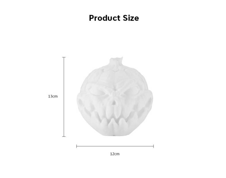 3D Printing Devil Pumpkin Face Light Patting Night Lamp for Halloween