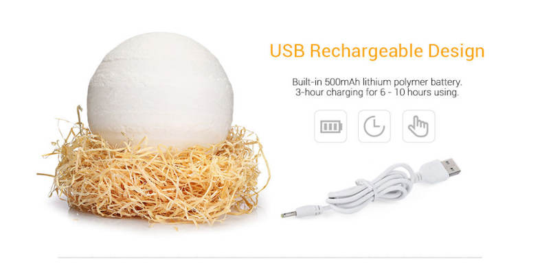 3D Printing Planet Lamp Night Light Remote Control for Bedroom