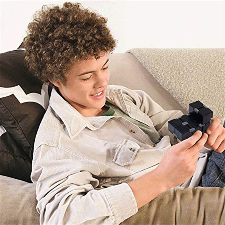 Infinity Cube Fidget Toy Single Finger Endless Fun Decompression Stress Relief