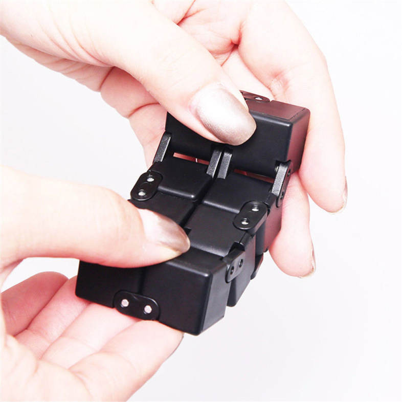Infinity Cube Fidget Toy Single Finger Endless Fun Decompression Stress Relief