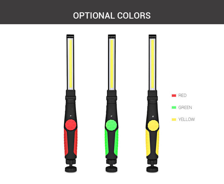 Portable COB Working Inspection Light Maintenance Flashlight