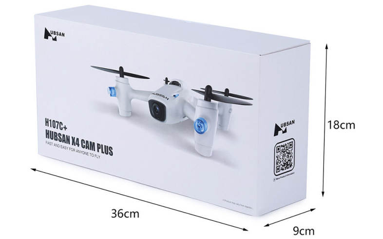 Hubsan X4 Camera Plus H107C  2.4GHz RC Quadcopter with 720P Camera - RTF