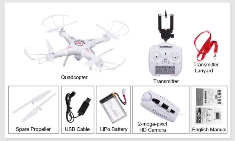 SHENGKAI D97 WIFI FPV HD 2.0 MP Camera 4CH 2.4G RC Quadcopter