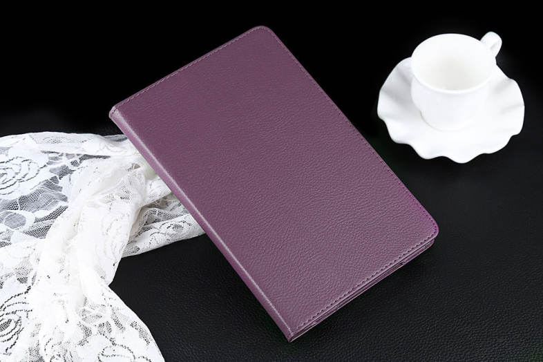 Lychee Lines Leather Material Stand Case for iPad Mini 4