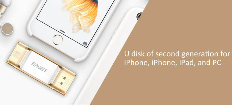 EAGET I60 32GB USB 3.0 OTG Flash Drive with Connector