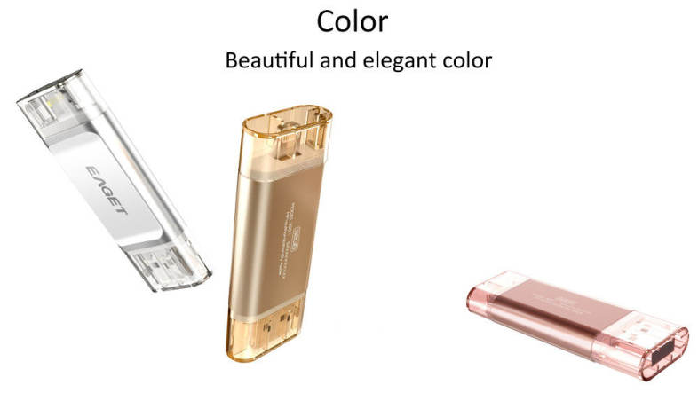 EAGET I60 32GB USB 3.0 OTG Flash Drive with Connector