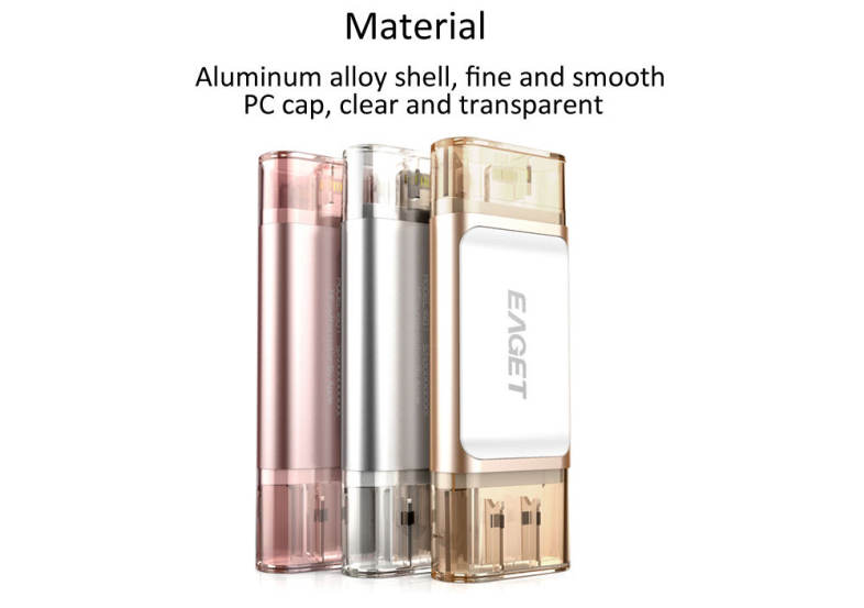 EAGET I60 32GB USB 3.0 OTG Flash Drive with Connector