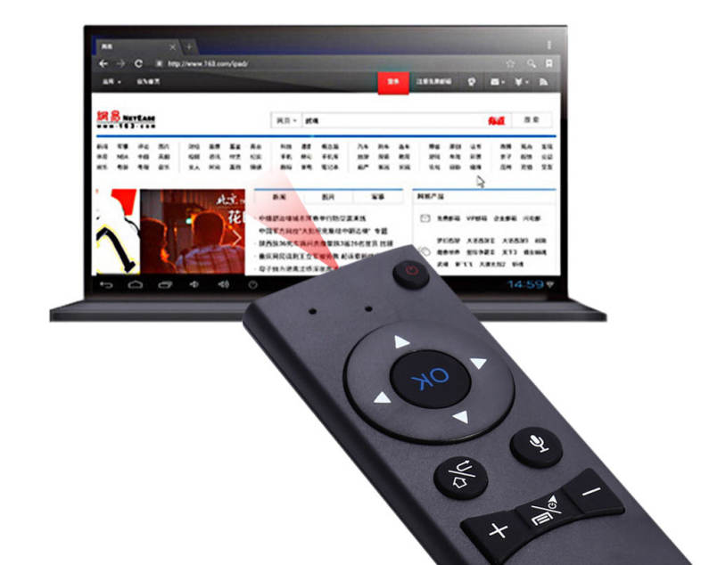 TZ MX6 - A Super intelligent Romote Control Voice Control for Smart TV Android TV Box