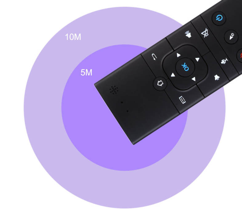 TZ MX9 - M 2.4Ghz Wireless Mini Rechargeable Keyboard Air Mouse Remote Control with IR Learning Mode For PC TV