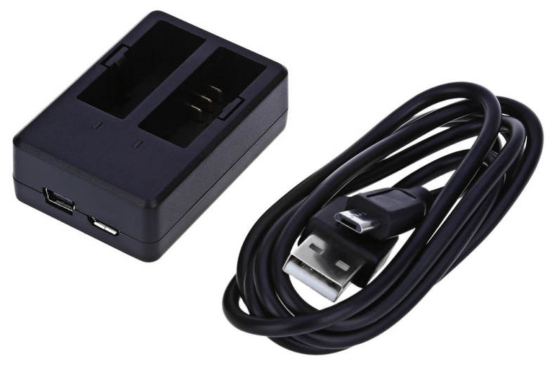 Original SJCAM CD-DX06 Dual Slot Battery Charger for SJ4000 / SJ4000 WiFi / SJ5000 / SJ5000 WiFi / SJ5000 Plus / M10 / M10 WiFi / M10 Plus Action Camera
