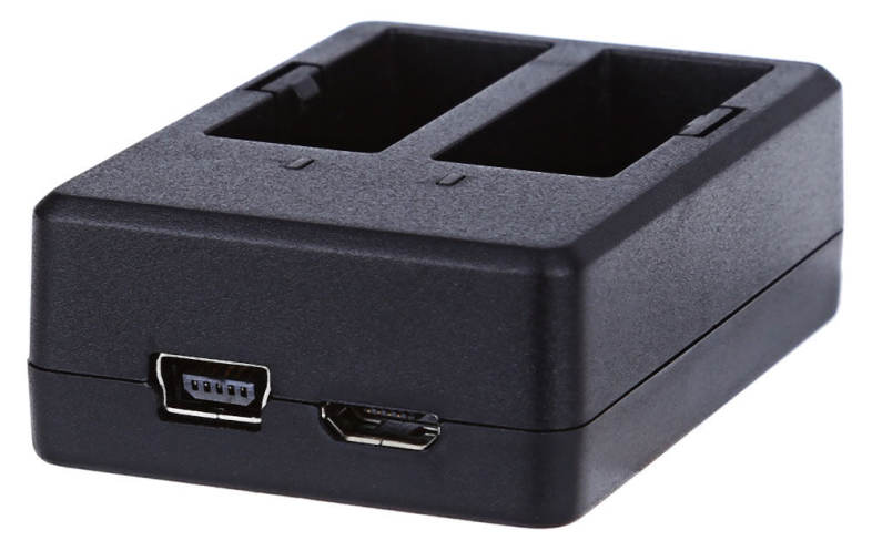 Original SJCAM CD-DX06 Dual Slot Battery Charger for SJ4000 / SJ4000 WiFi / SJ5000 / SJ5000 WiFi / SJ5000 Plus / M10 / M10 WiFi / M10 Plus Action Camera