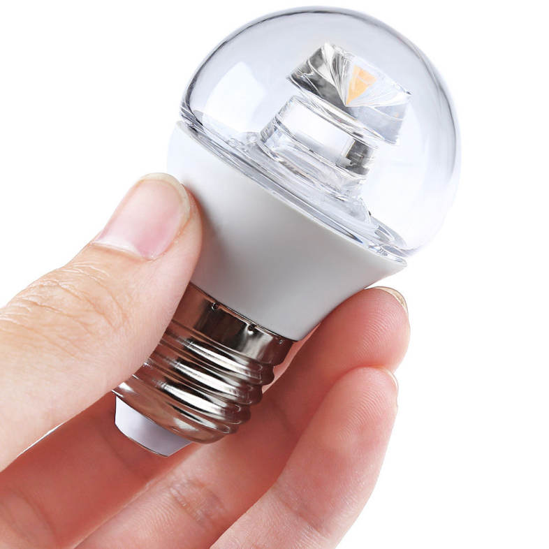 Lightme 4Pcs 5W 110-240V 420Lm E27 G45 LED Bulbs