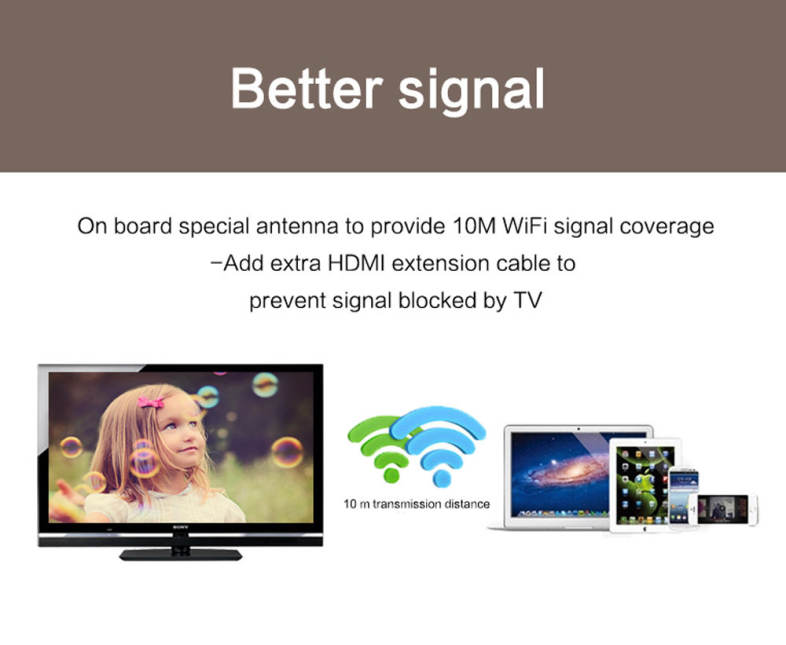 MiraScreen TV Dongle 5G DLNA Airplay Miracast Air Mirroring WiFi Display Receiver
