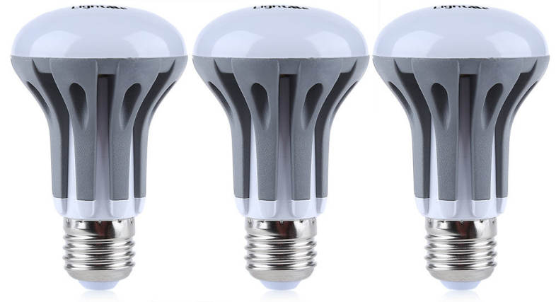 Lightme 3Pcs E27 220-240V R63 5W LED Bulb SMD 2835 Spot Globe Lamps Energy Efficient Lighting