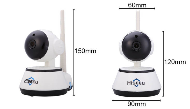 Hiseeu HSY-FH2 Indoor 720P Wireless IP Cam IR-Cut Night Vision Mini Rotatable Smart Security