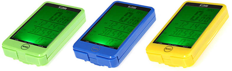SunDing SD - 576C Water Resistant Touch Screen Wireless Bicycle Computer Odometer with LCD Backlight