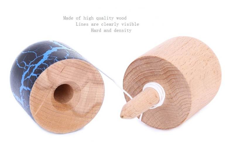 Japanese Traditional Game String Toy Balance Skill Educational Wood Pill Kendama
