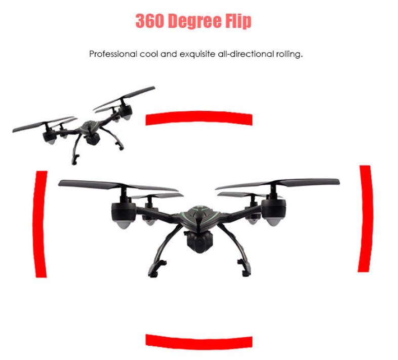 JXD 510G 5.8G FPV 2.0MP Camera 2.4GHz 4CH 6 Axis Gyro RC Quadcopter Barometer Set Height