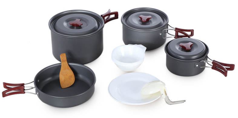 AOTU AL500 Outdoor Cookware Set Aluminum Alloy Made