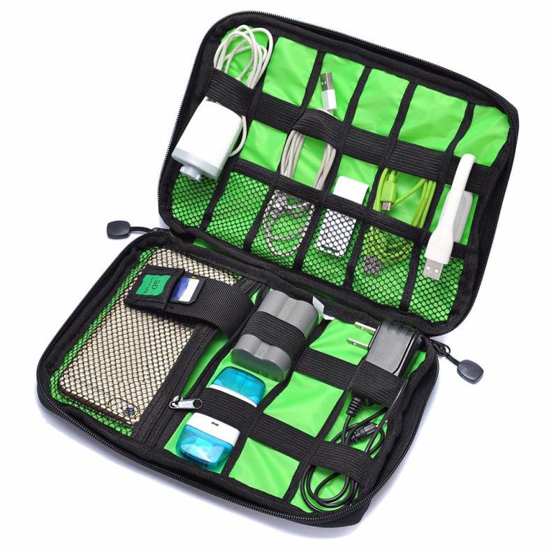 Waterproof Travel Carry Protective Pouch Case Nylon Bag for Electronics Digital Accessories