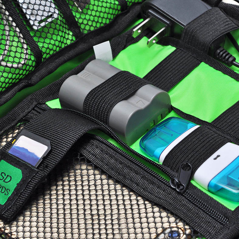 Waterproof Travel Carry Protective Pouch Case Nylon Bag for Electronics Digital Accessories