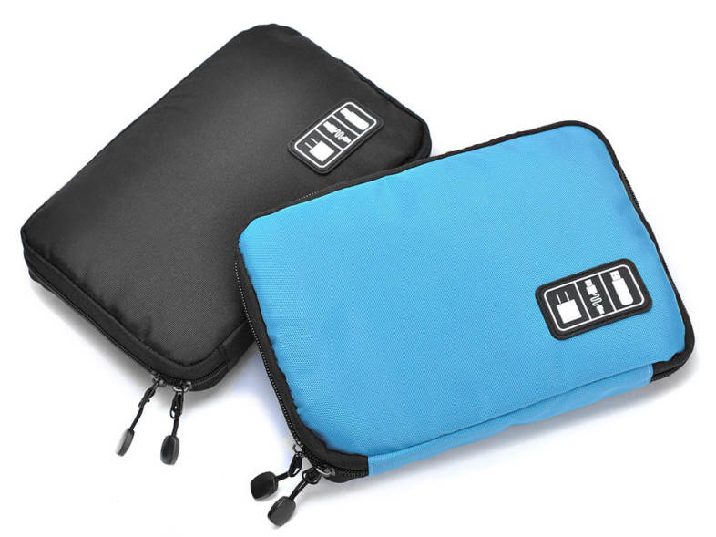 Waterproof Travel Carry Protective Pouch Case Nylon Bag for Electronics Digital Accessories