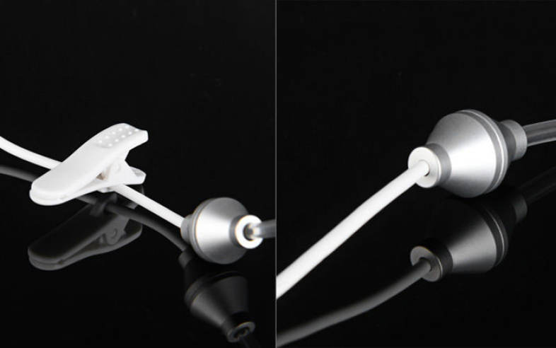 Exquisite Spiral Agent Style Anti-radiation Earphone with Single Cable 3.5mm Plug