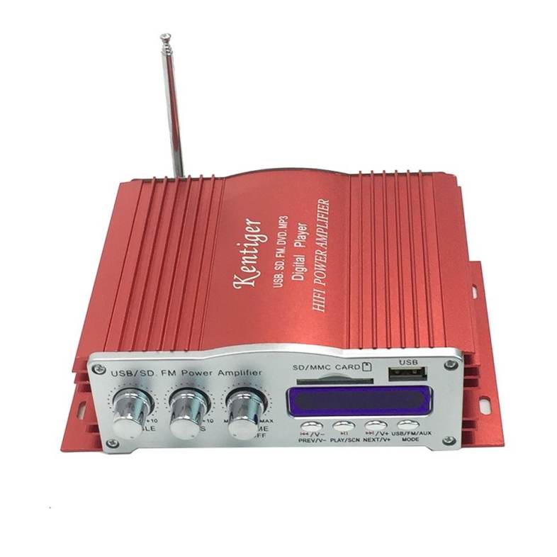 Kentiger 2008 IR Control FM MP3 USB Playback Digital Audio Amplifier