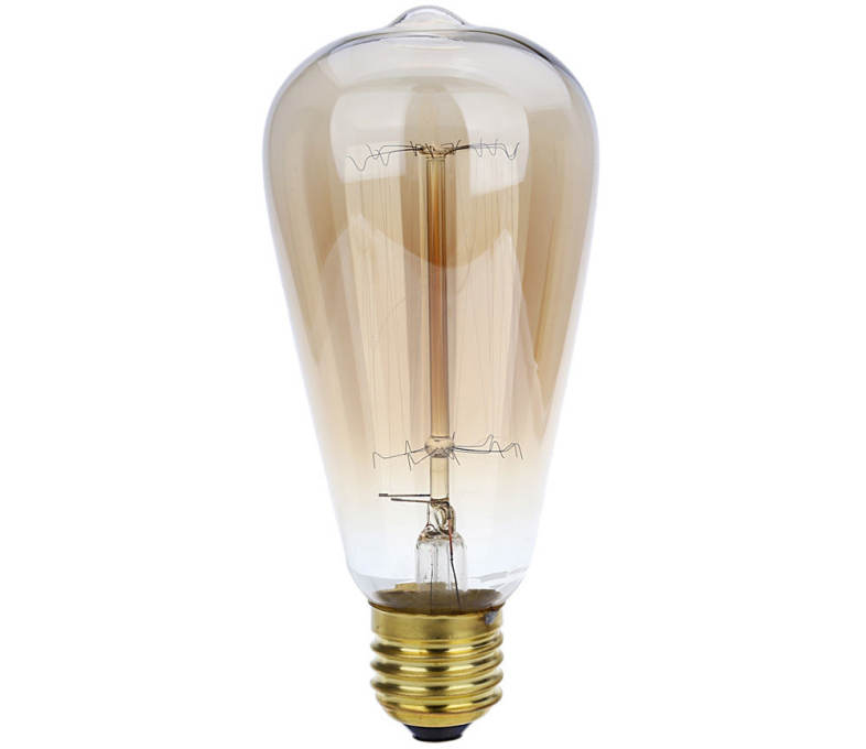 Lightme 6pcs ST64 230V 40W E27 110 - 120LM 19AK Retro Edison Bulb Tungsten Filament Light Bulb