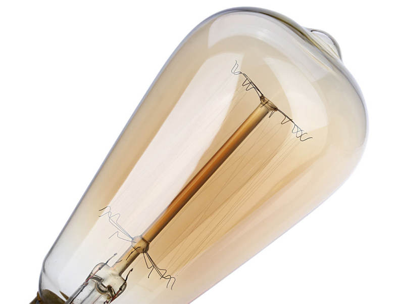 Lightme 6pcs ST64 230V 40W E27 110 - 120LM 19AK Retro Edison Bulb Tungsten Filament Light Bulb