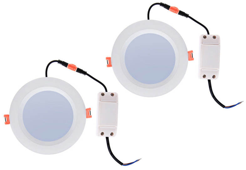 Lightme 2pcs 6 Inch 18W 2700 - 3000K 1400 - 1500LM SMD2835 LED Down Light Energy Efficient Lighting